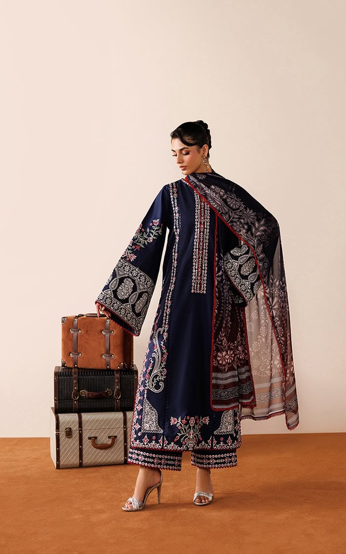 Izel Chottani Luxury Dhanak Embroidered 3 Piece Dress | S022