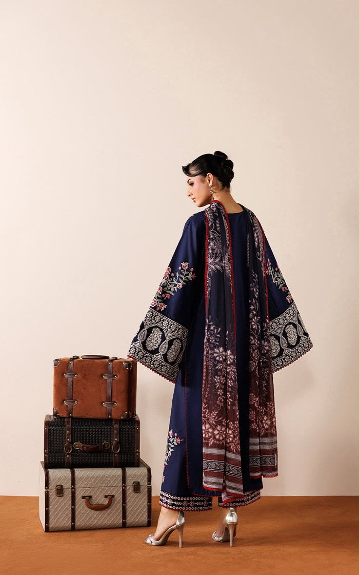 Izel Chottani Luxury Dhanak Embroidered 3 Piece Dress | S022