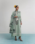 Hussain Rehar Luxury Embroidered 3 Piece Dress  - S027
