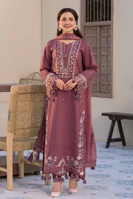 Jade Dhanak Luxury Embroidered 3 Piece Dress - S079
